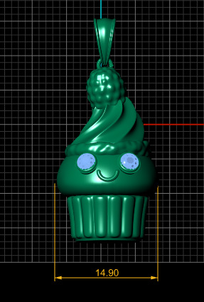 ICE CREAM  PANDANT 3D PRINTABLE MODAL  3D print model_5