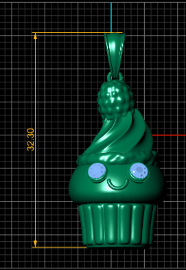 ICE CREAM  PANDANT 3D PRINTABLE MODAL  3D print model_4