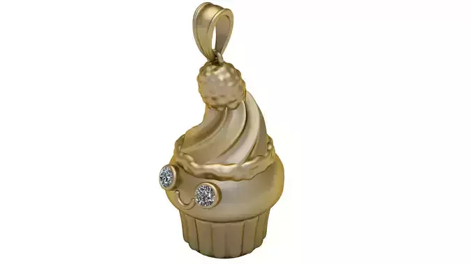 ICE CREAM  PANDANT 3D PRINTABLE MODAL  3D print model