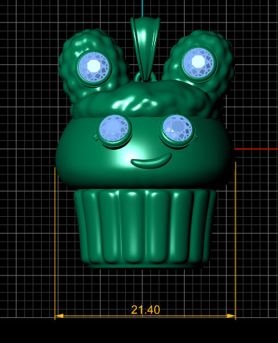 CUTE ICE CREAM  PANDANT 3D PRINTABLE MODAL  3D print model_4