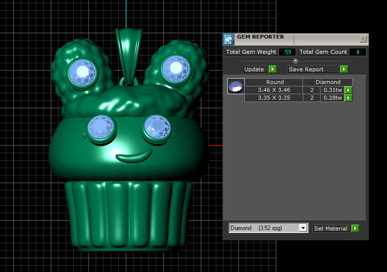 CUTE ICE CREAM  PANDANT 3D PRINTABLE MODAL  3D print model_5