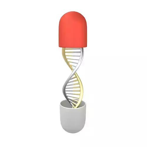 DNA Molecule Pill v1 002