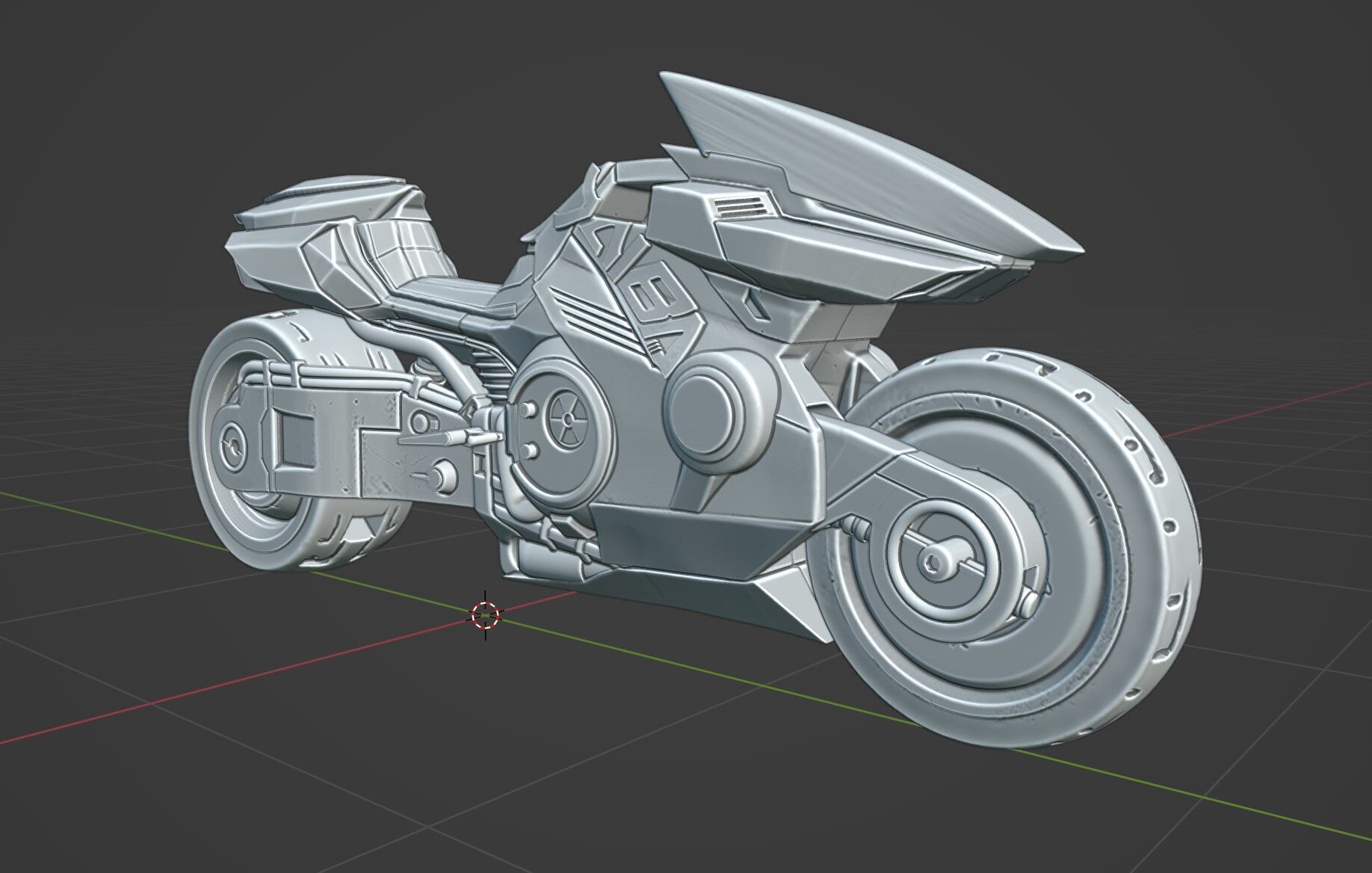 Cyberbike 3D print model_1