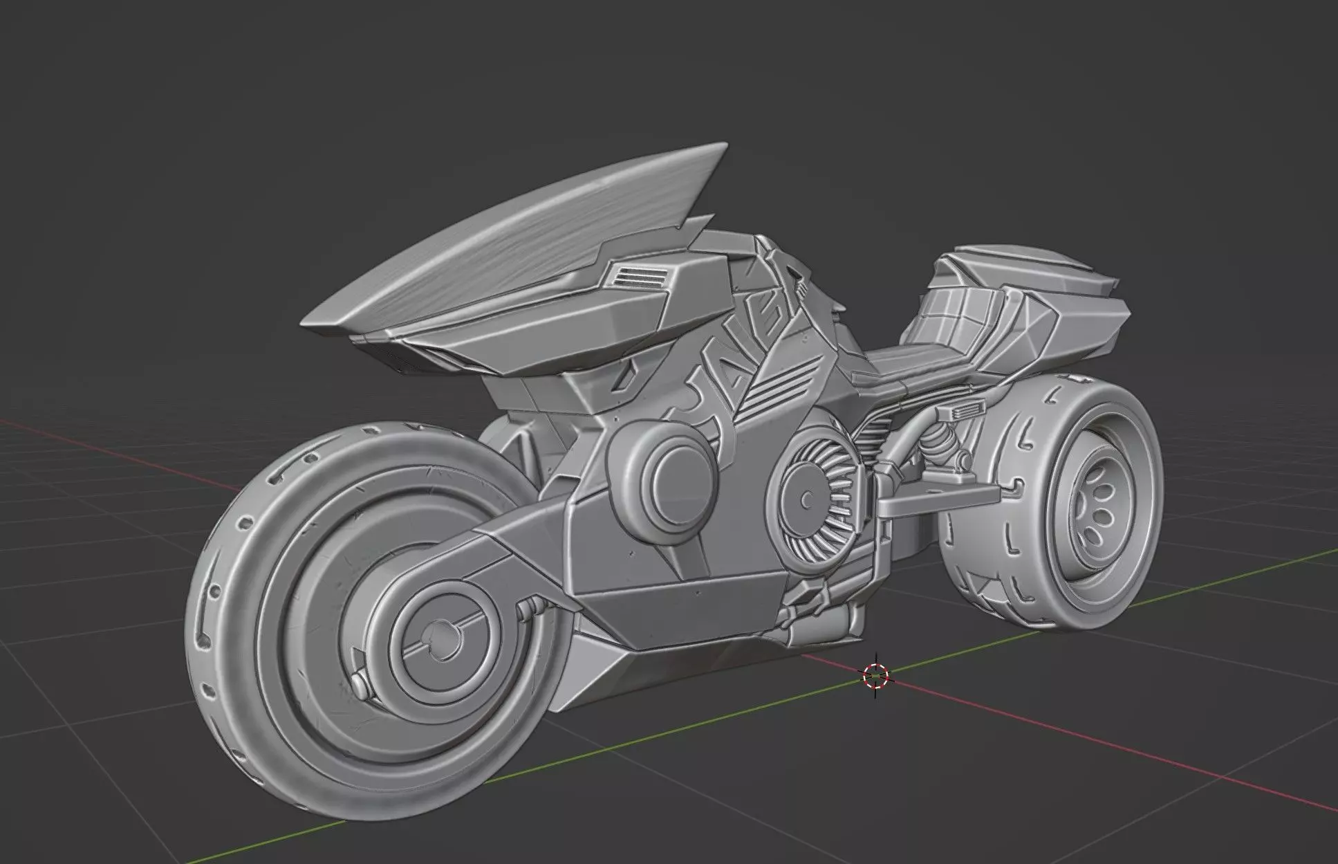 Cyberbike 3D print model_0