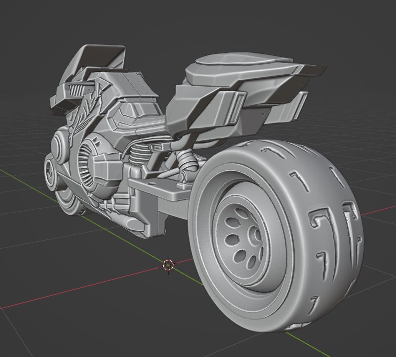 Cyberbike 3D print model_3