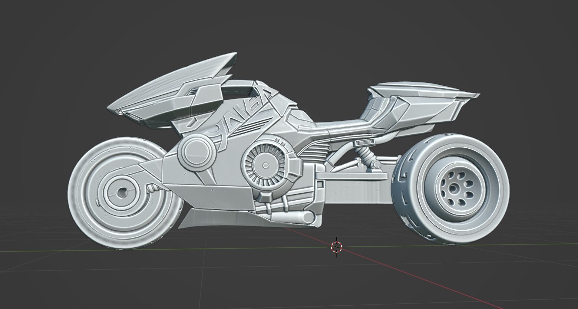 Cyberbike 3D print model_2