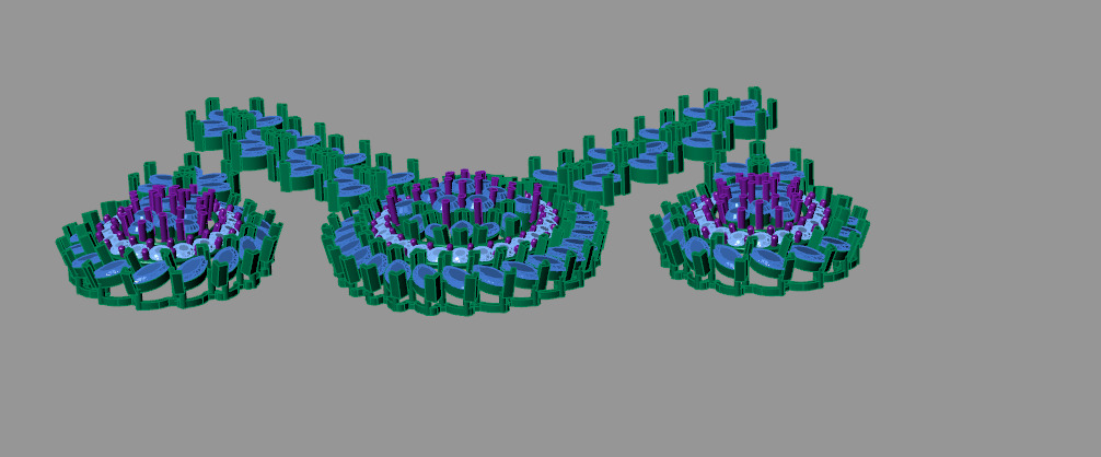 Diamond Locket Set sku0001 3D print model_4