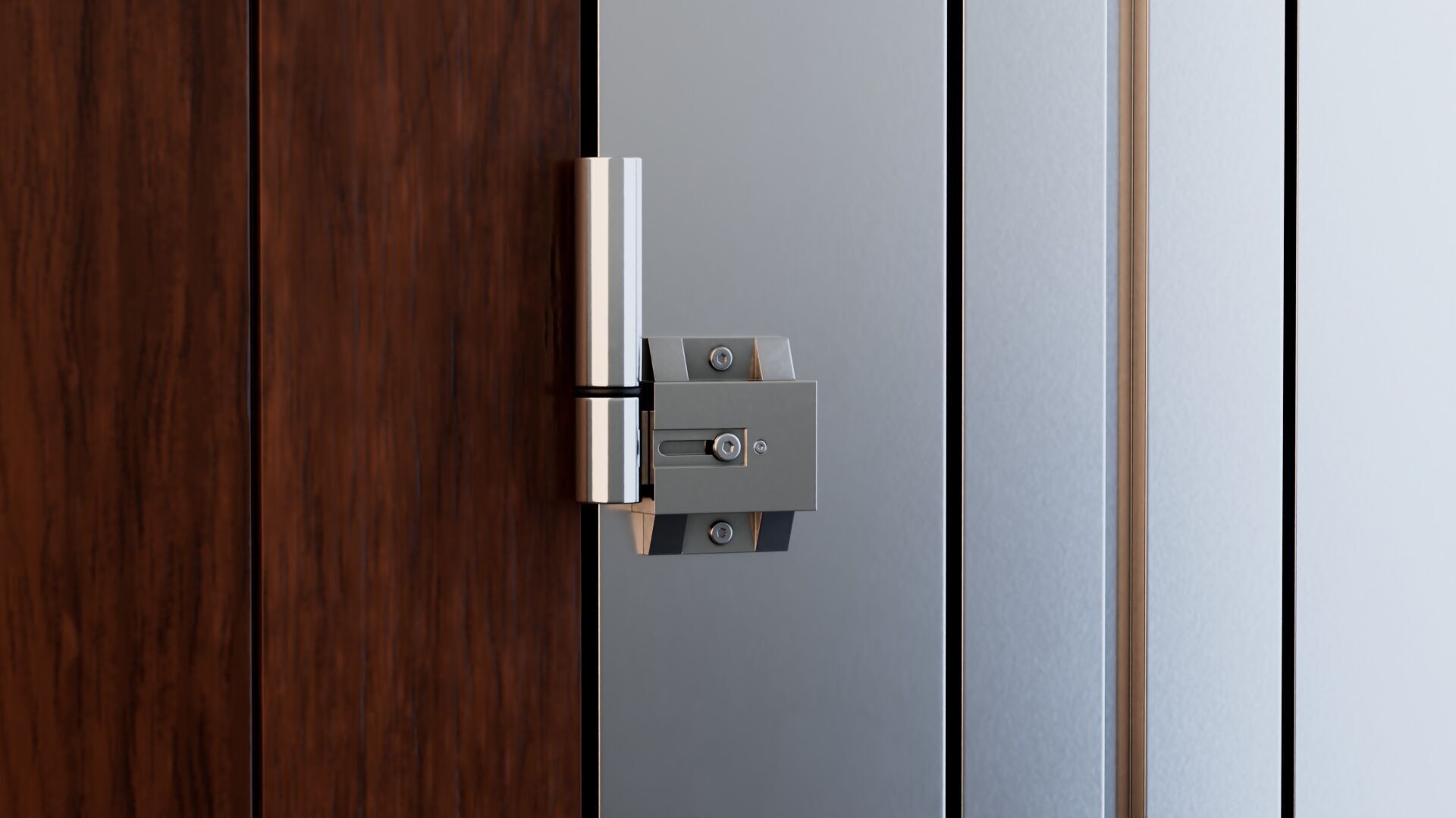 Metallic Gate 3D model_7