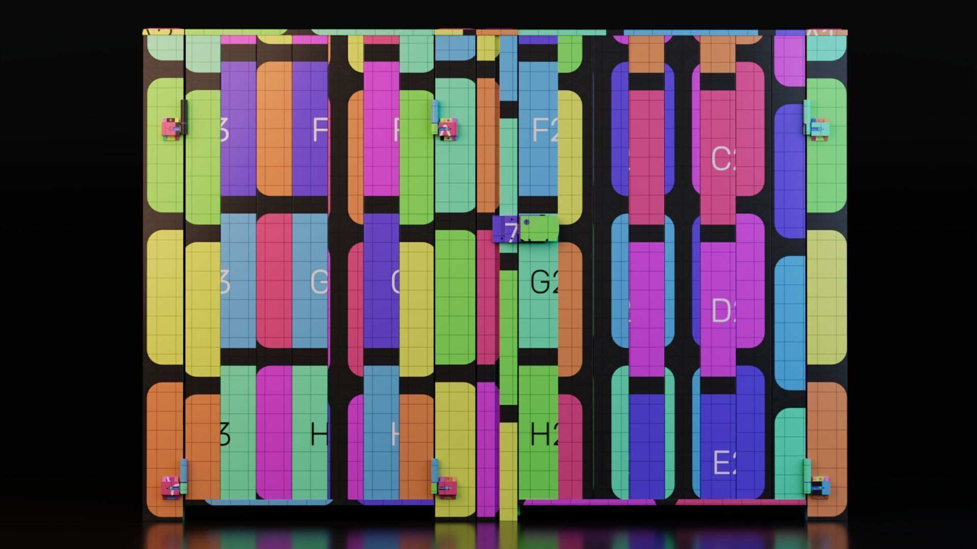 Metallic Gate 3D model_11