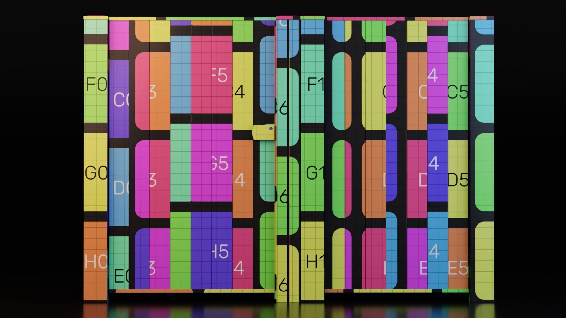 Metallic Gate 3D model_10