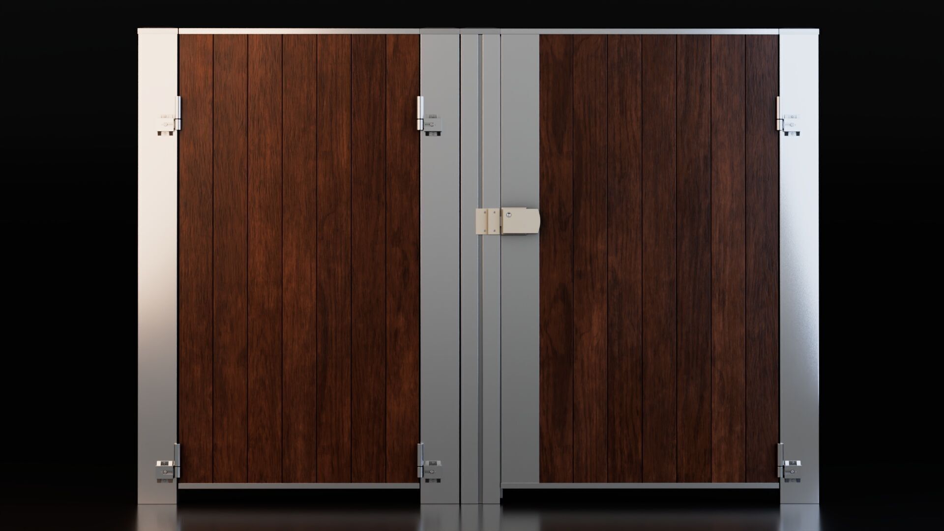 Metallic Gate 3D model_2