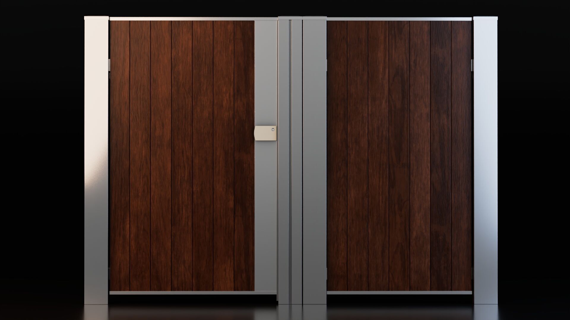 Metallic Gate 3D model_3