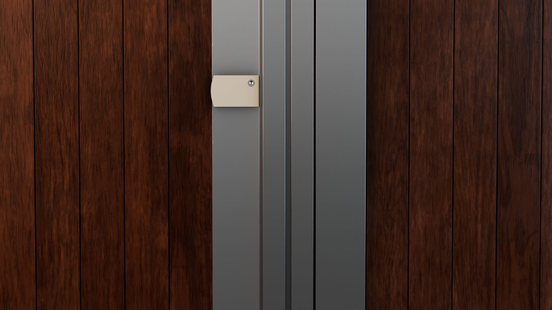 Metallic Gate 3D model_4