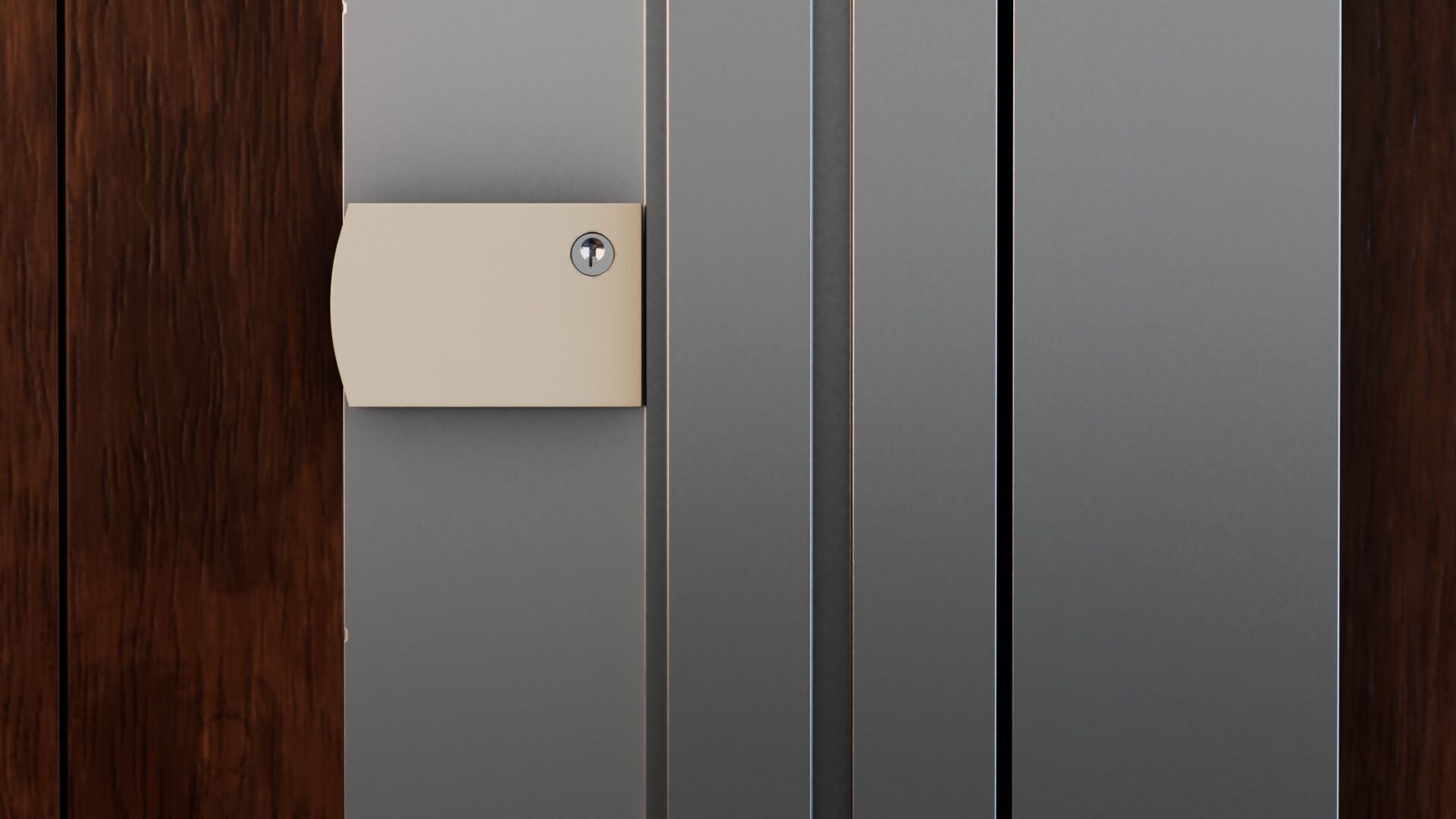 Metallic Gate 3D model_5