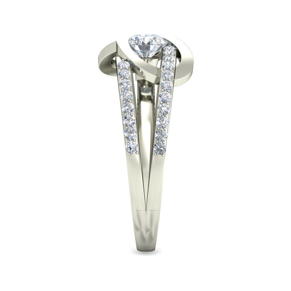 Women Ring Render 3dm STL OBJ FBX Details 3D print model_2