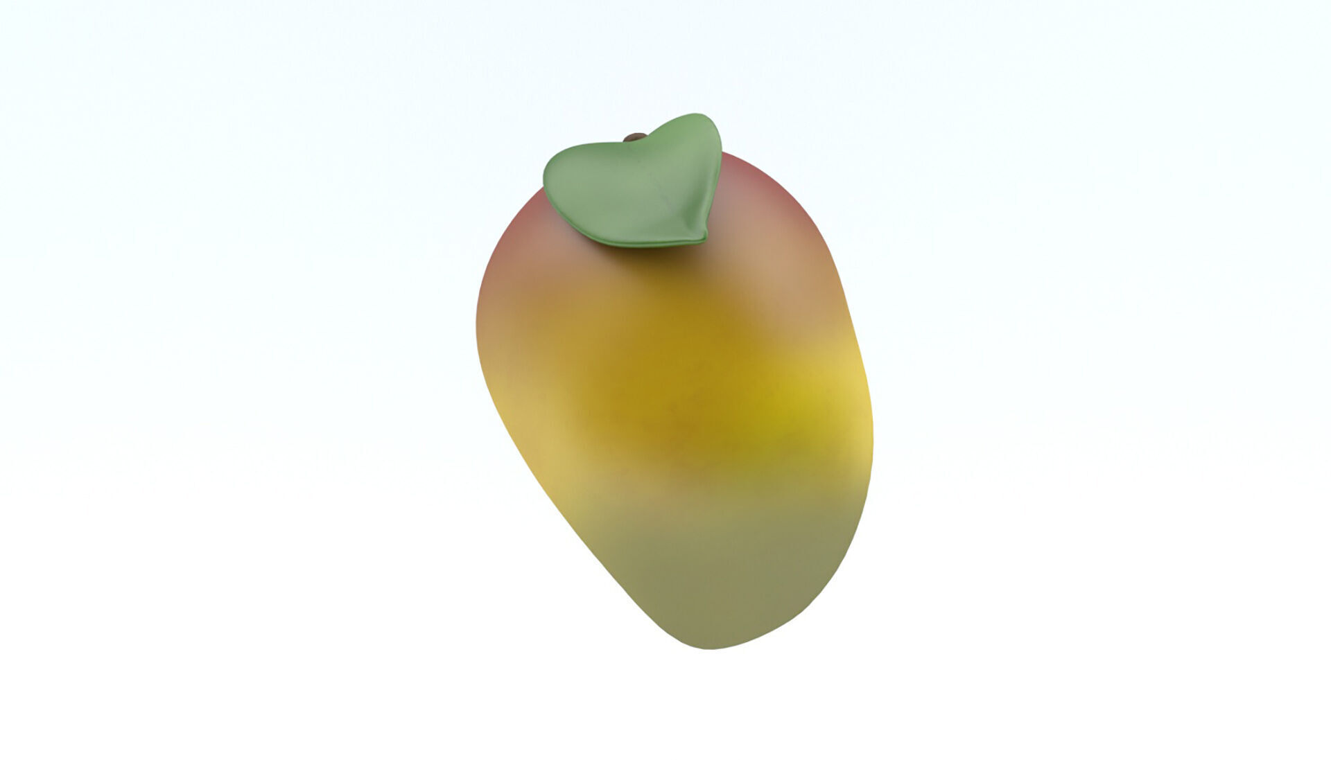 Mango icon Low-poly 3D model_2