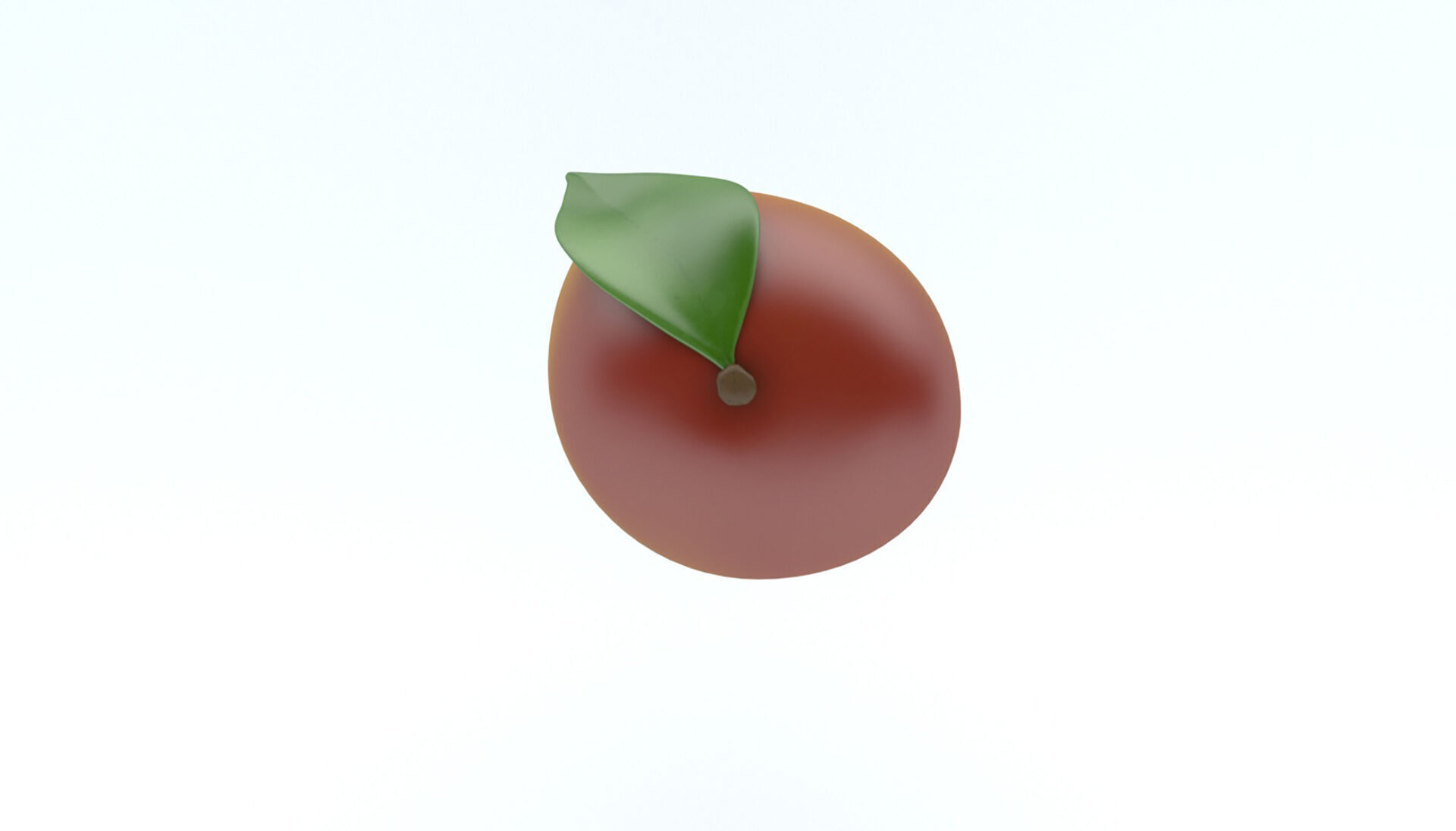 Mango icon Low-poly 3D model_6