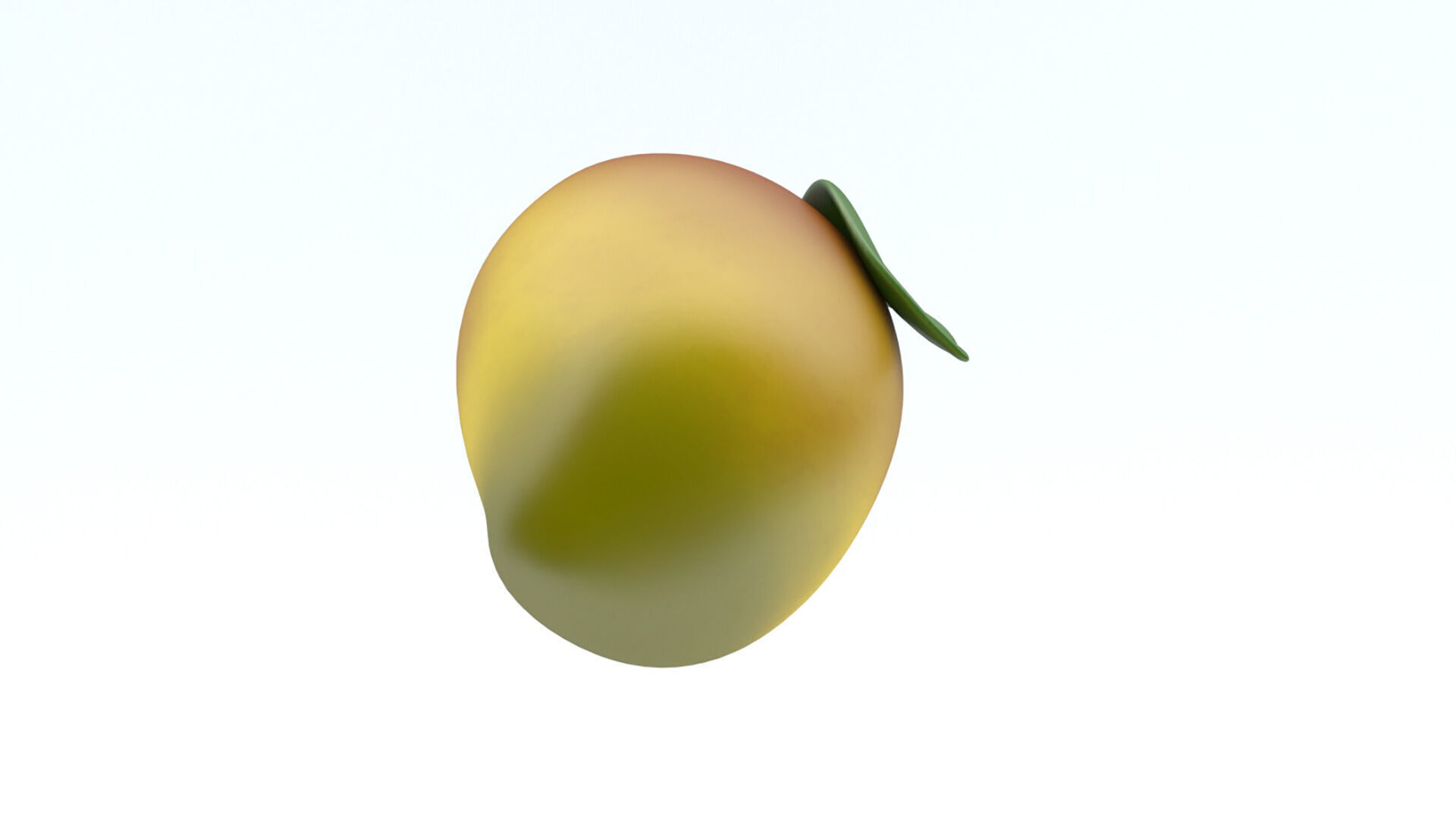 Mango icon Low-poly 3D model_5