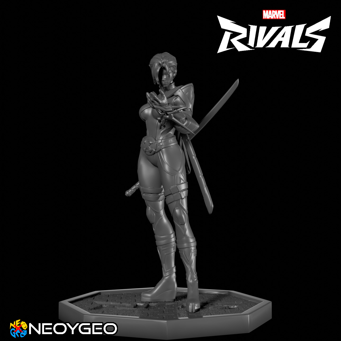 PSYLOCKE RETRO X UNIFORM - MARVEL RIVALS 3D print model_1