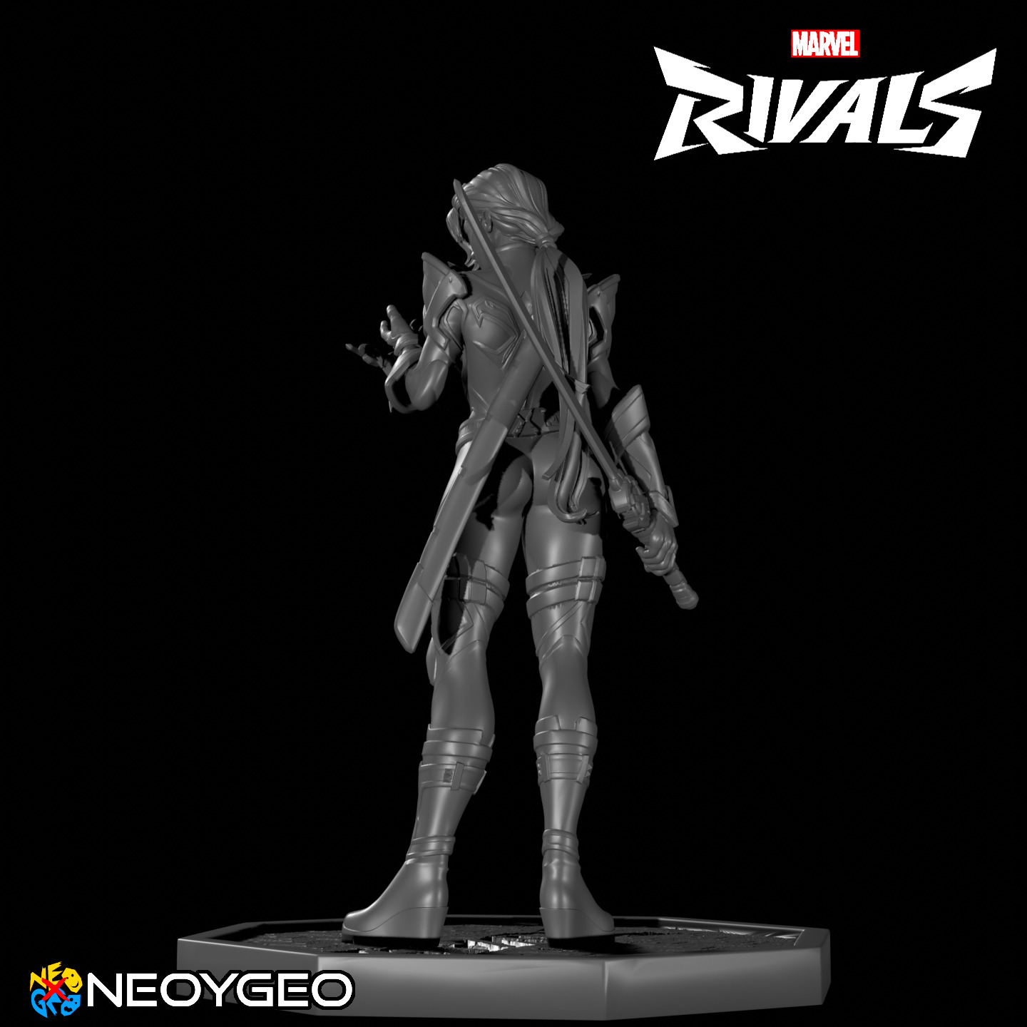 PSYLOCKE RETRO X UNIFORM - MARVEL RIVALS 3D print model_4