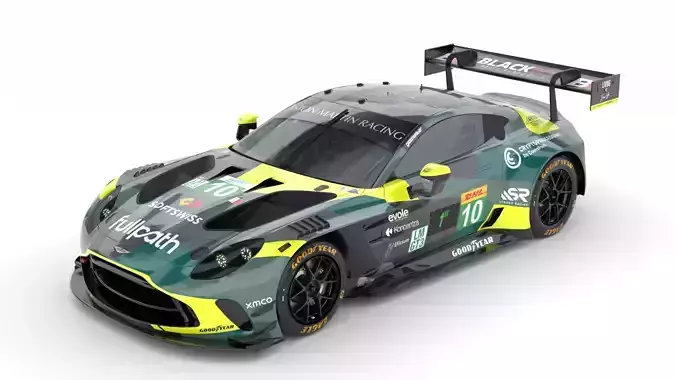 Aston Martin Vantage LMGT3 2025 WEC  3D model