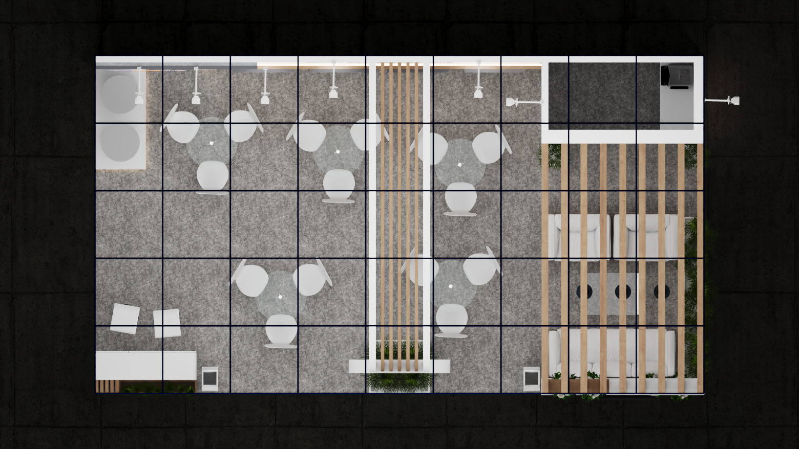 Exhibition Stand 9x5 3Sides D5V1 3D model 3D model_4