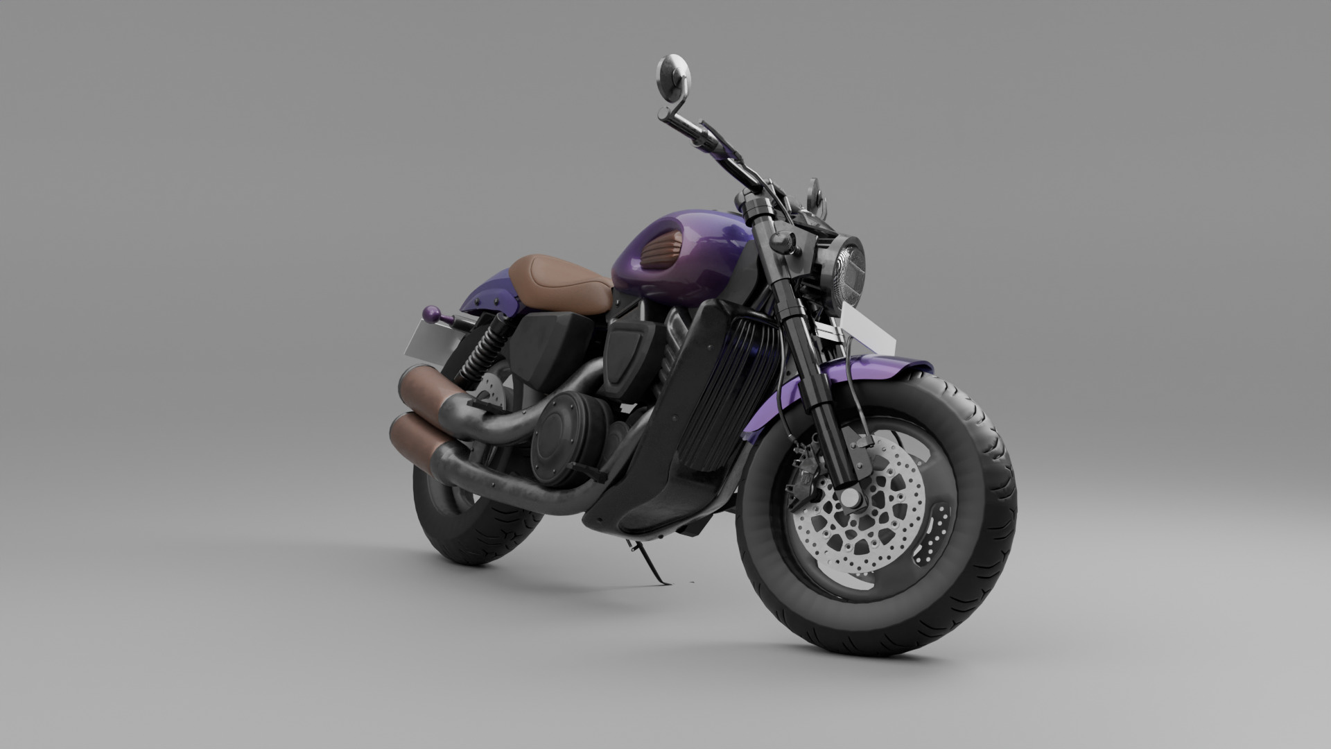 Cruiser Bike 3D model_1