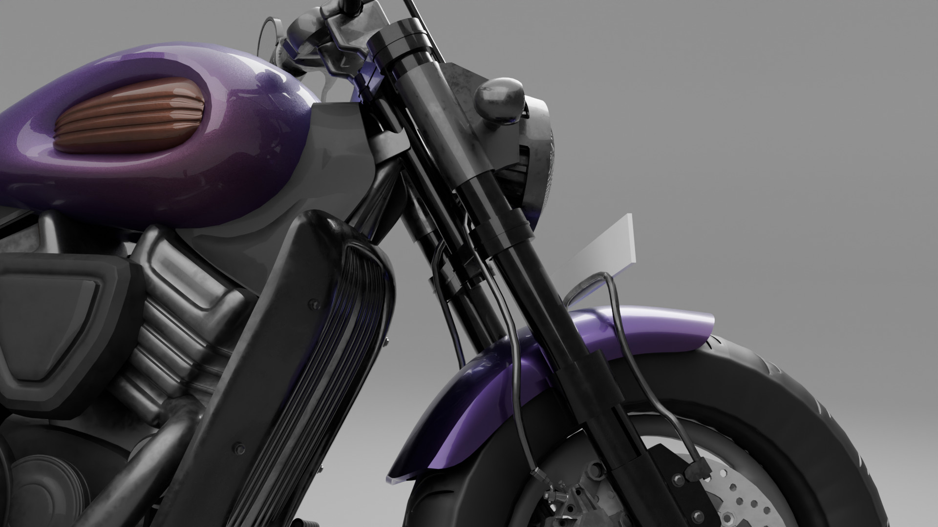 Cruiser Bike 3D model_2