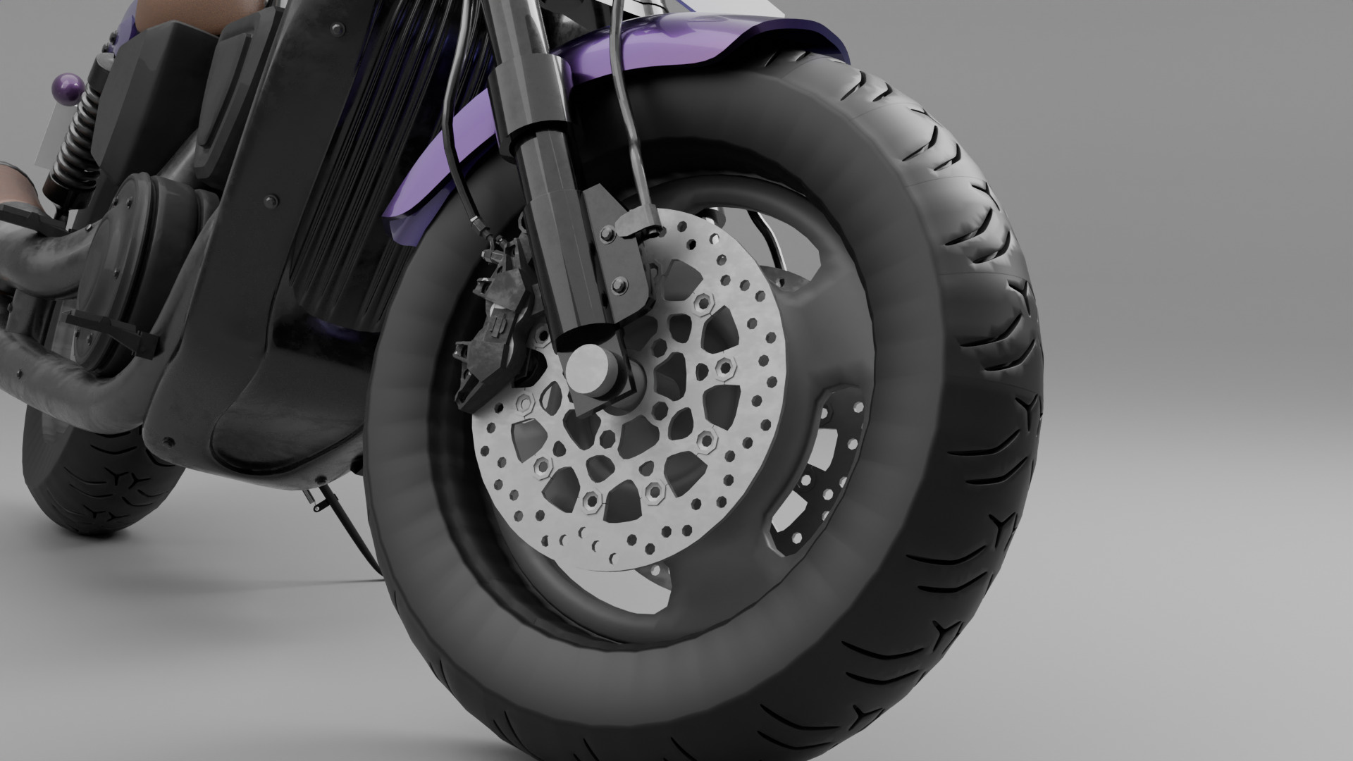 Cruiser Bike 3D model_14
