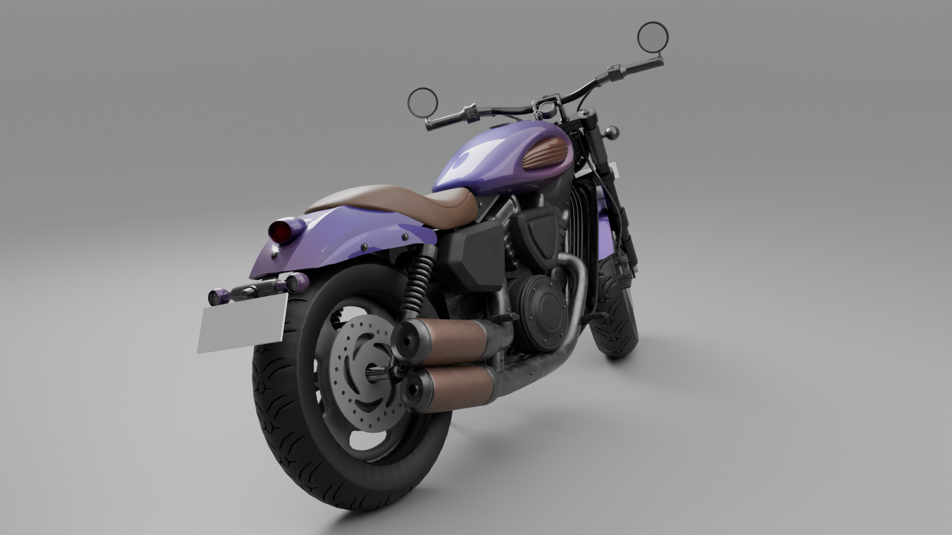 Cruiser Bike 3D model_4