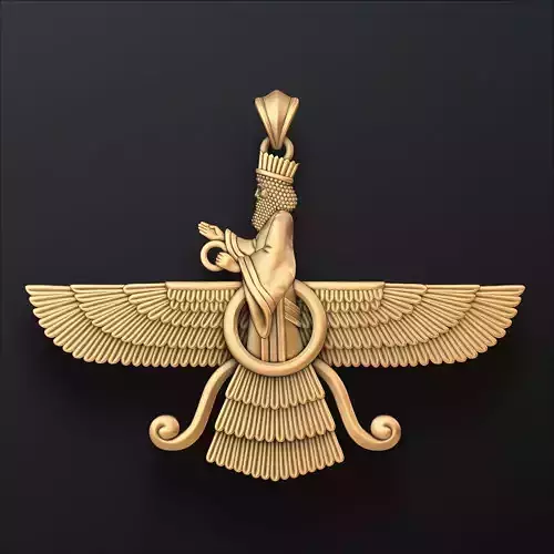 Faravahar Ahura Mazda Pendant