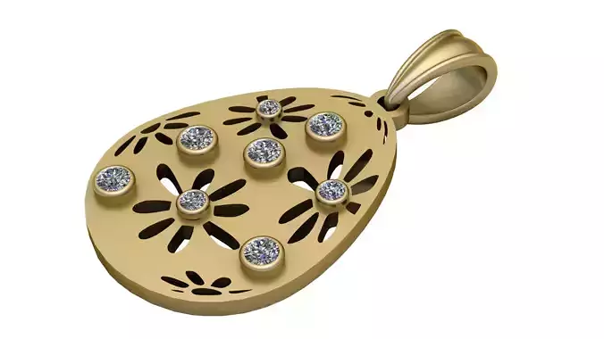  Buy Mia PANDANT 3D PRINTABLE MODAL 