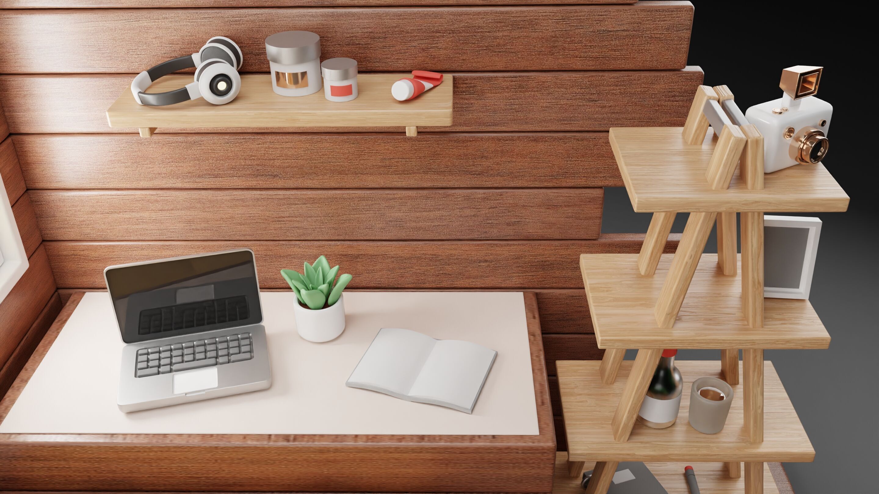 Cozy room 3D model_4