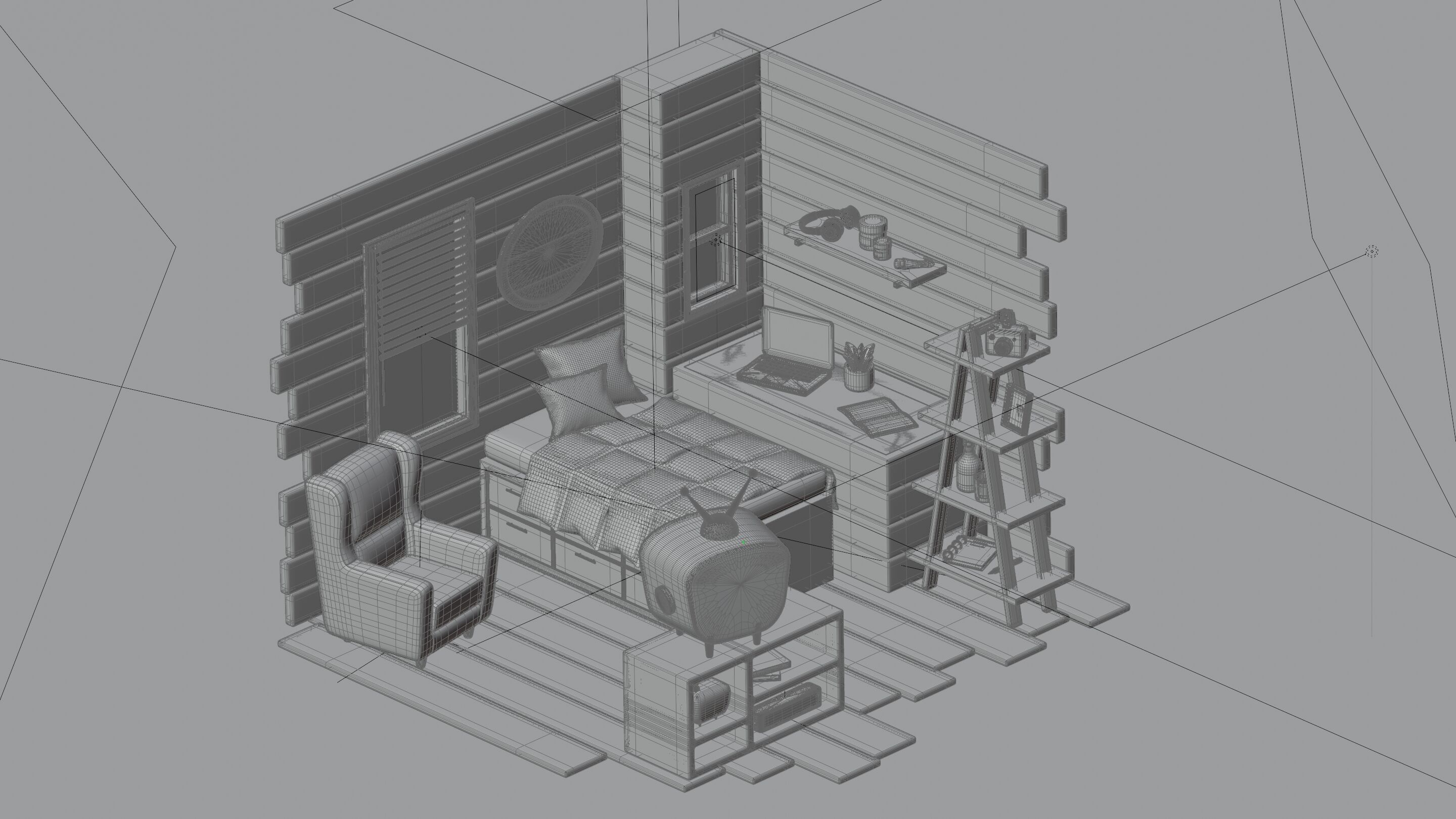 Cozy room 3D model_5