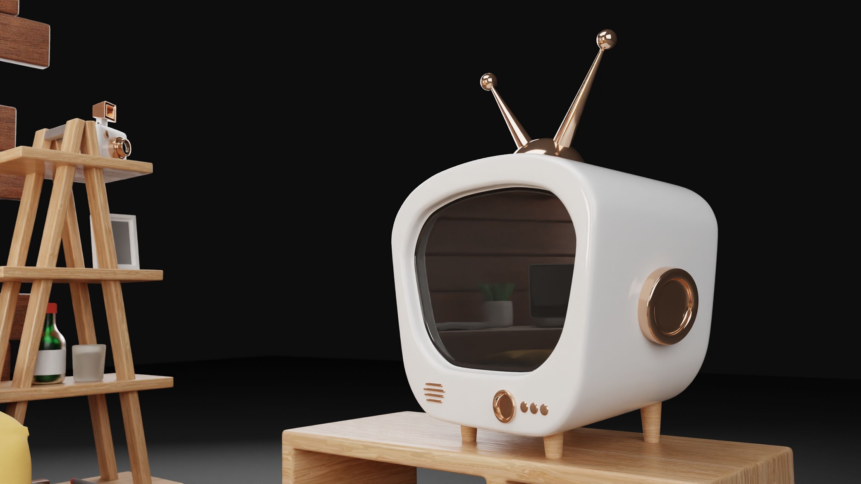 Cozy room 3D model_2