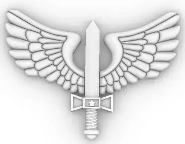 Escudo Fuerza Aerea Brasil 3D print model