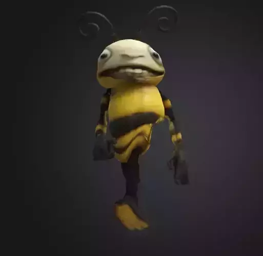 Weird AI Generated Bee Monster