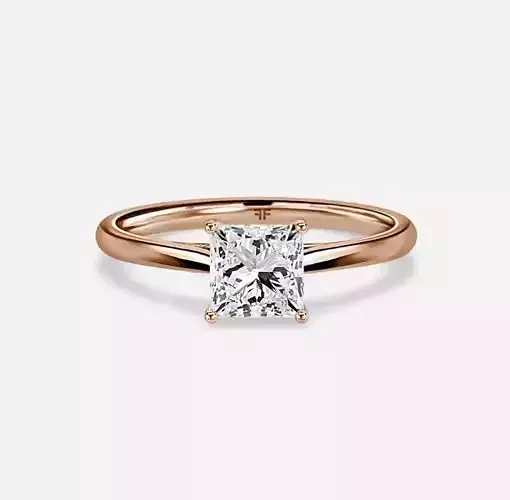 Solitaire Engagement Ring   02