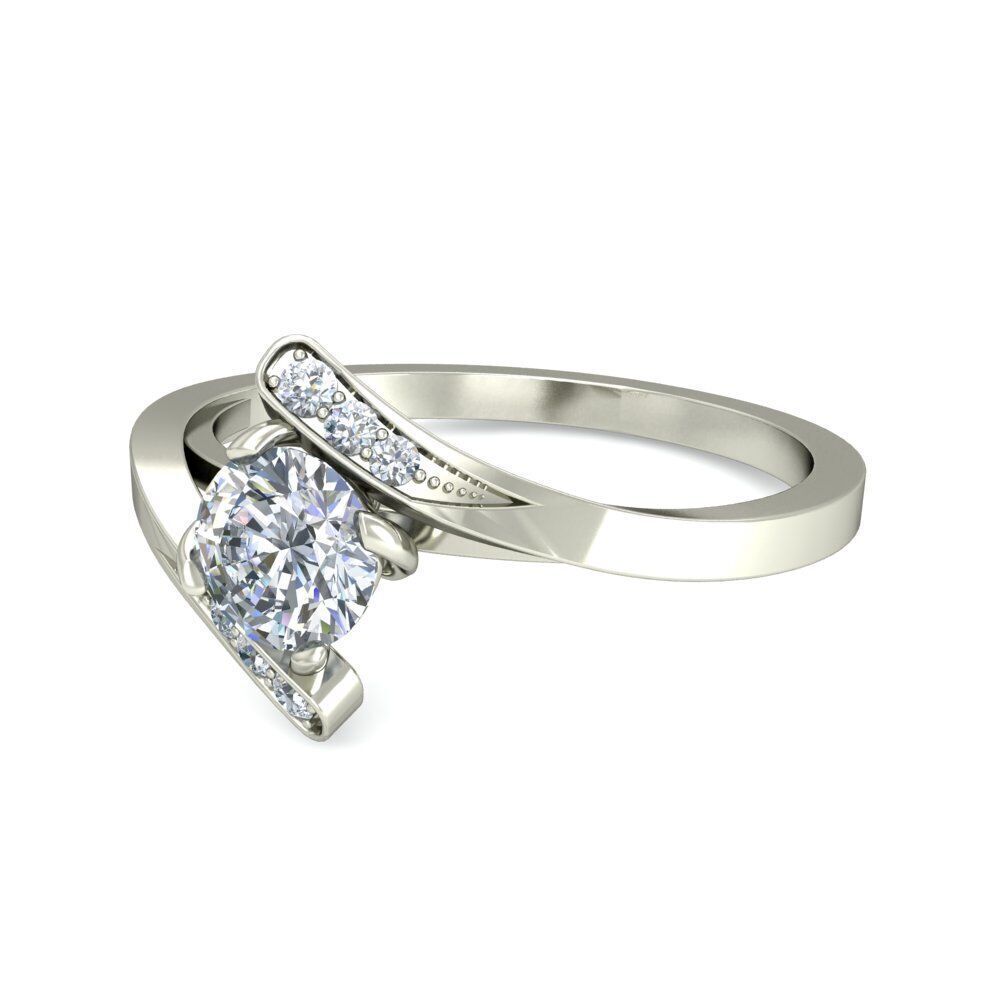 Women Ring  Render 3dm STL OBJ FBX Details 3D print model_4