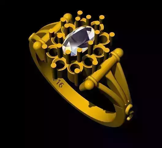 cluster ring 3dm file