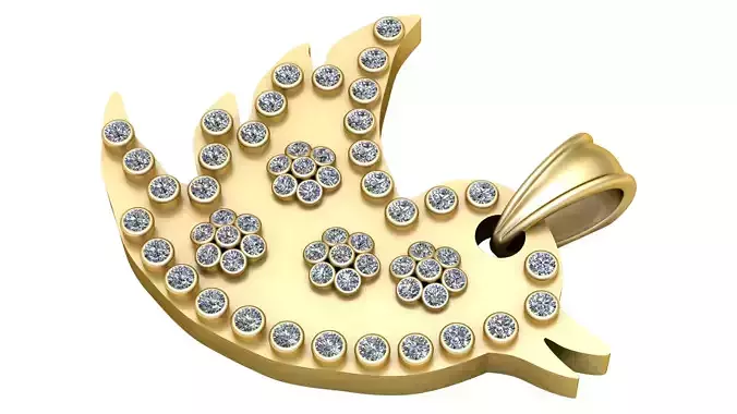 BIRTH PANDANT 3D PRINTABLE MODAL 