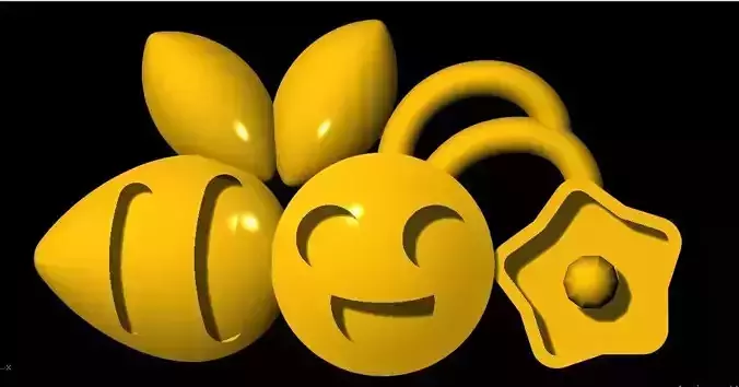 smile pendant 3dm file