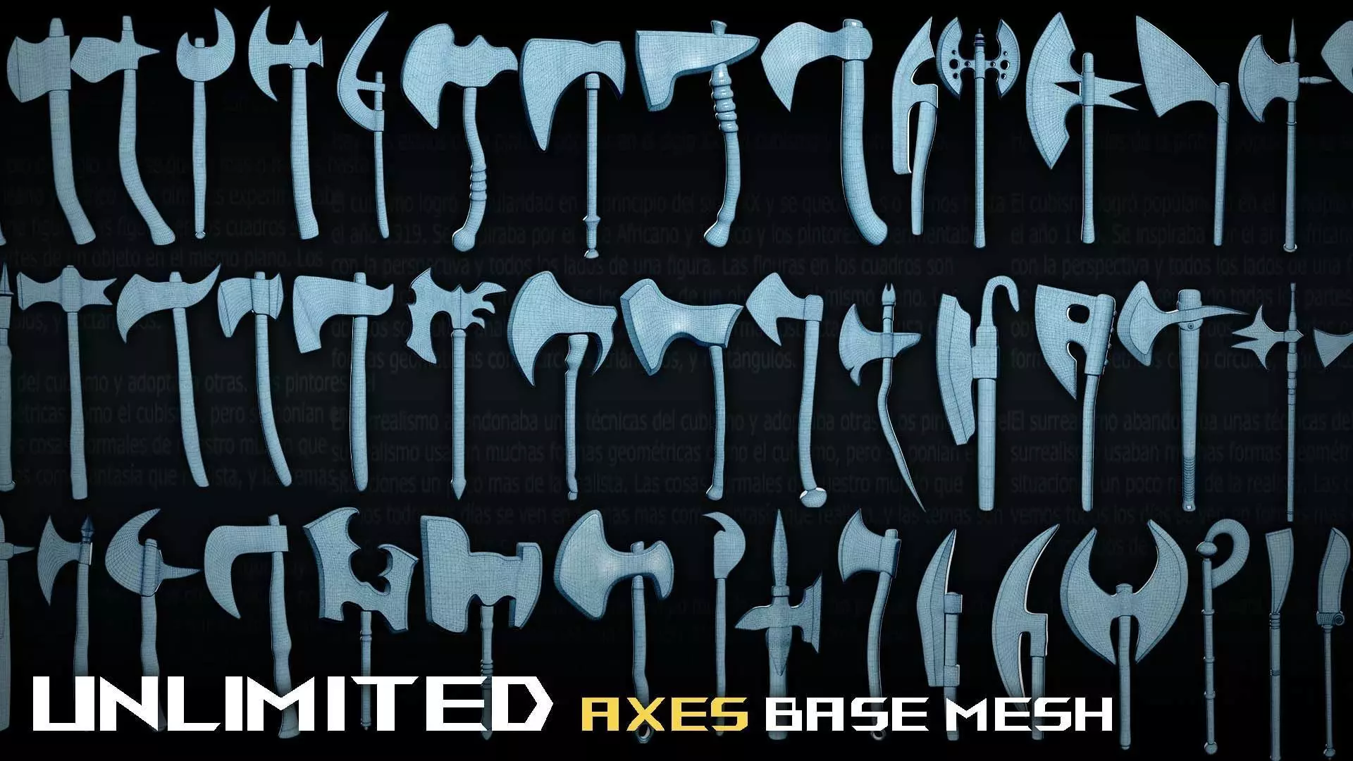 High-Quality Medieval Axe 3D Model 3D model