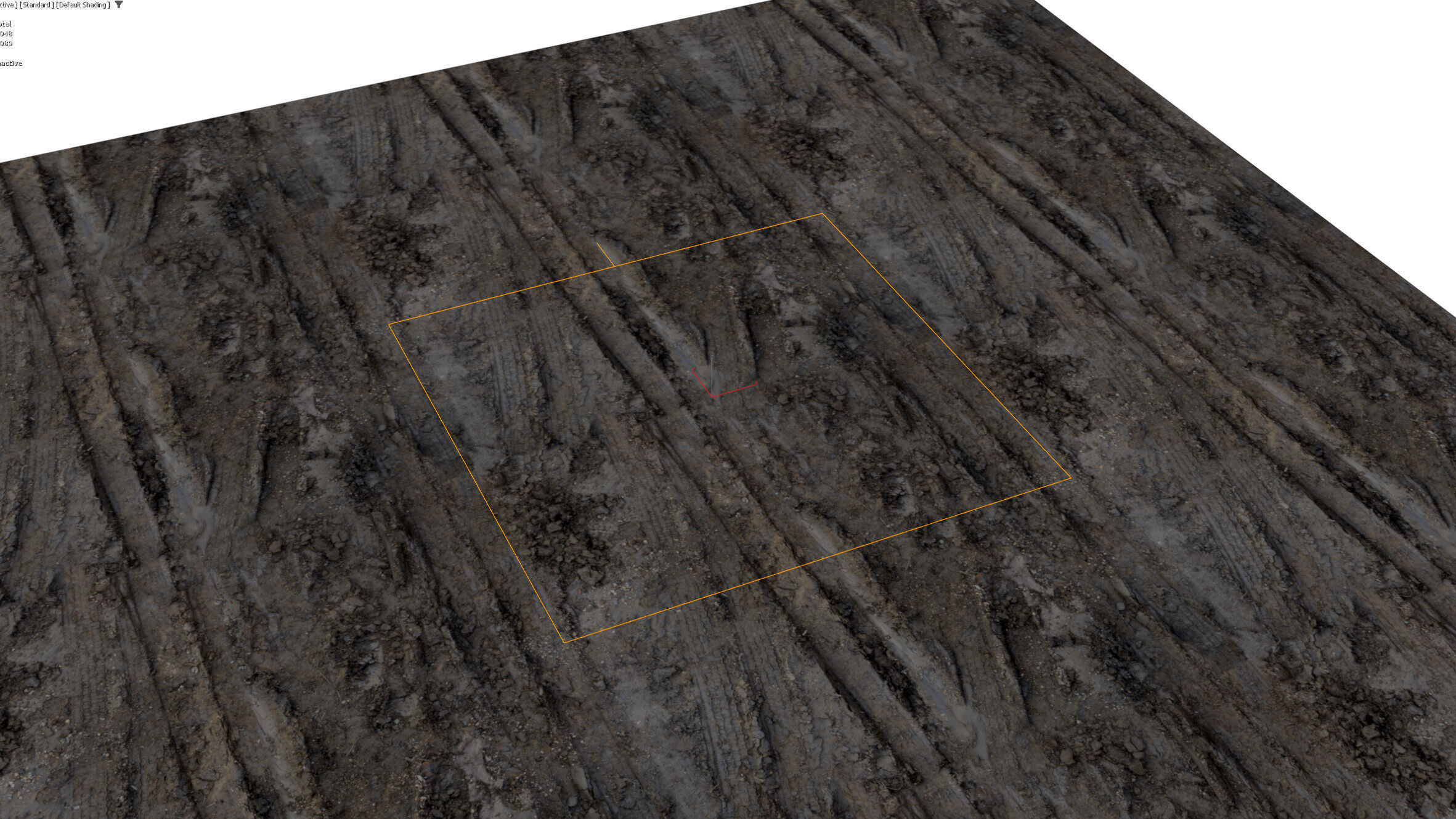 Wet Mud Material 03 Low-poly 3D model_17