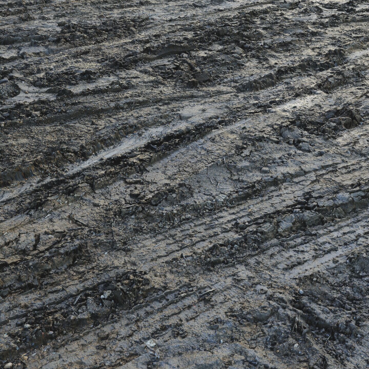 Wet Mud Material 03 Low-poly 3D model_10