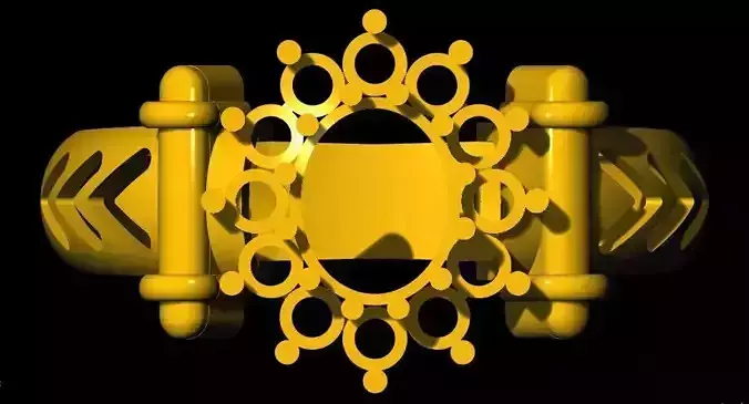 cluster ring 3dm file