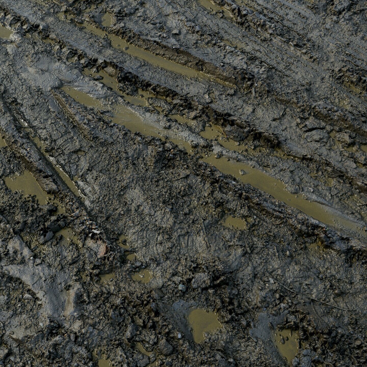 Wet mud material with puddles 04 Low-poly 3D model_2