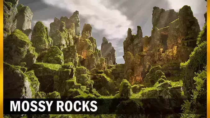 Mossy rocks