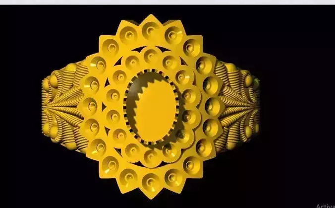 cocktail ring 3dm file