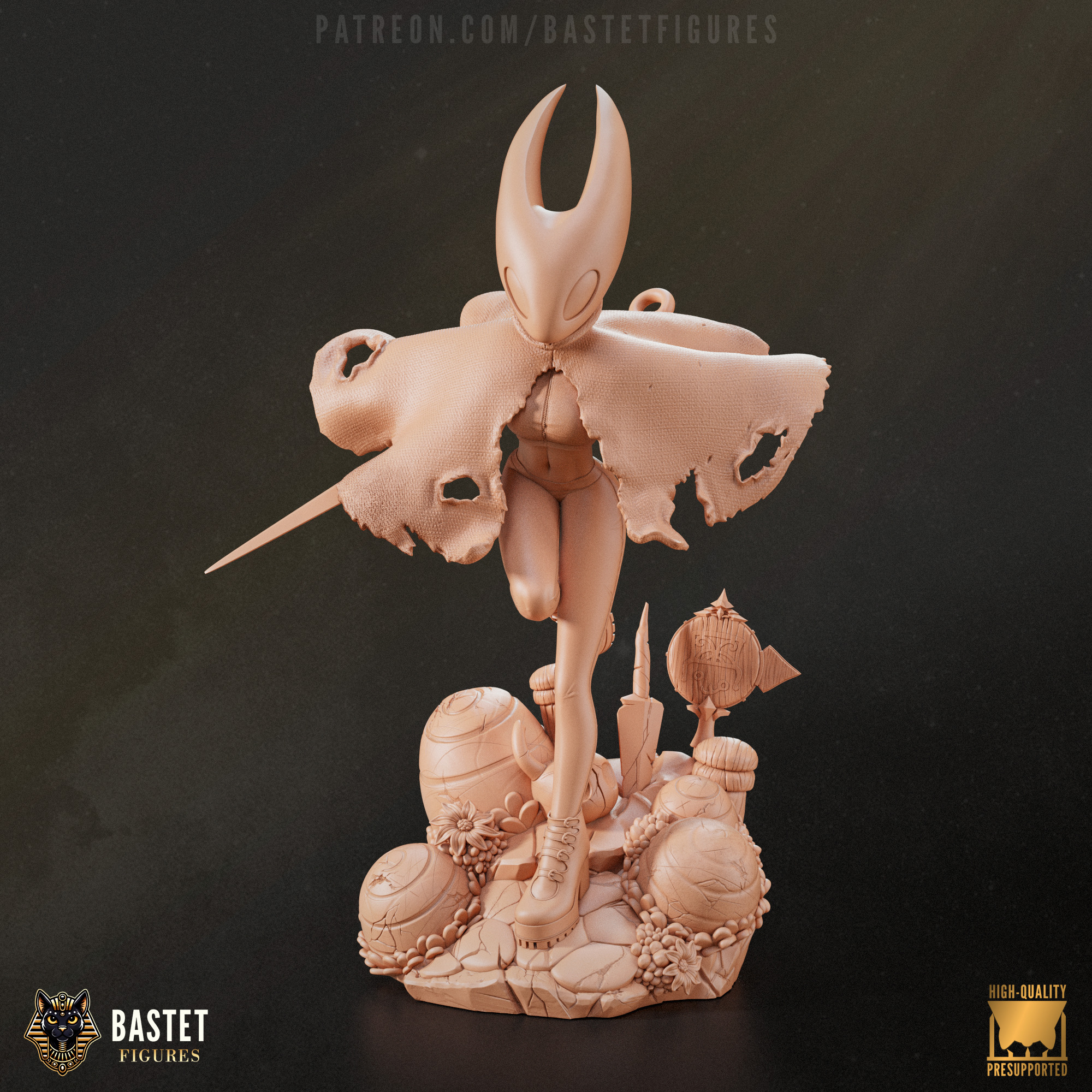 Hornet I Hollow Knight 3D print model_12